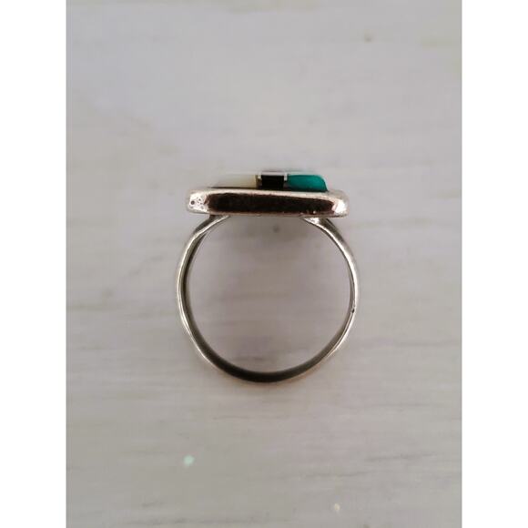 Vintage Native American Zuni WJ Panteah Ring - Picture 3 of 8